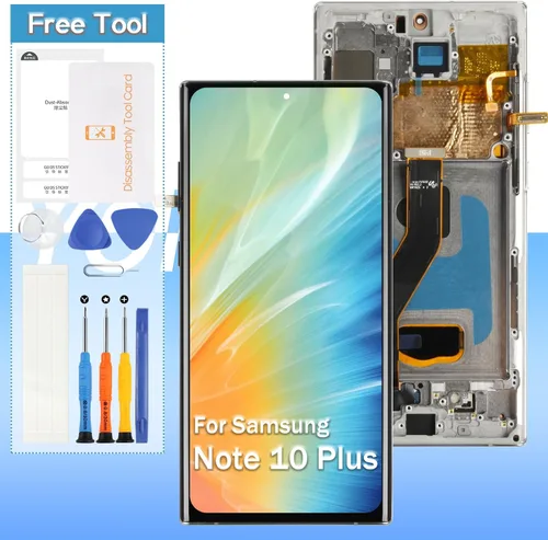 Vista 6 de Reemplazo de pantalla para Samsung Galaxy Note 10 Plus/Note 10 Plus 5G SM-N975 SM-N976 6.8" Pantalla LCD OLED táctil digitalizador Asamblea