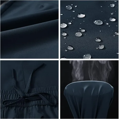 Vista 6 de Gopune Pantalones deportivos ligeros para hombre, de secado rápido, para senderismo, correr al aire libre, pantalones casuales