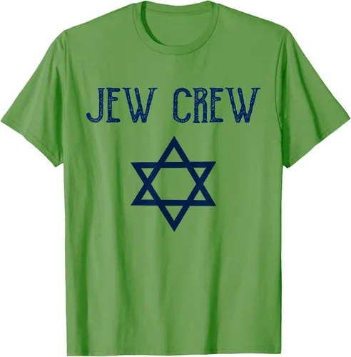 Vista 22 de Camiseta Jew Crew Jewish Star, gris, S