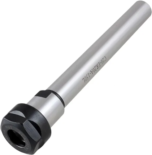 Vista 4 de uxcell CNC Milling C8-ER8A-100L Varilla de extensión de torno de portabrocas recto
