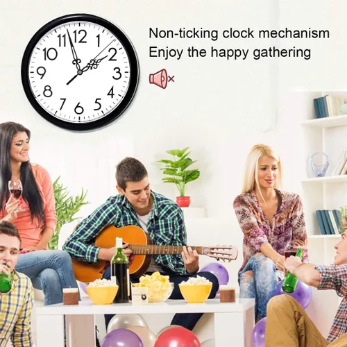 Vista 2 de EMOON Paquete de 2 mecanismos de reloj sin tictac con 4 manecillas de reloj, kit de motor de movimiento del reloj para reparación de reloj