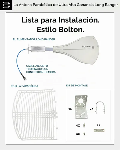 Vista 5 de Antena celular de largo alcance – hasta 20 millas de alcance Antena