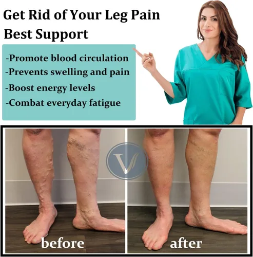 Vista 7 de ACTINPUT 8 pares de calcetines de compresión para mujeres y hombres, medias de compresión de apoyo para médicos, correr, atletismo