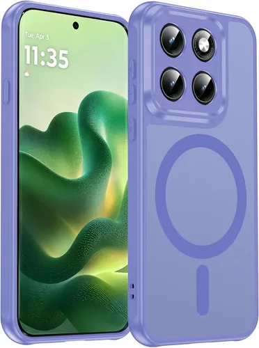 Vista 124 de LeYi Funda para teléfono Samsung-S23: protector de pantalla e imán MagSafe Púrpura