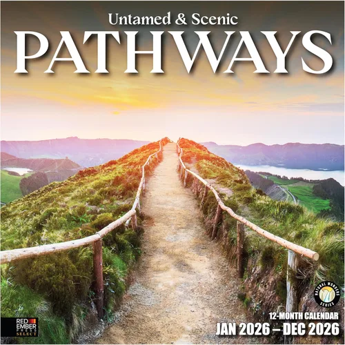 Vista 52 de RED EMBER Select Pathways 2027 - Calendario de pared de 12 meses 09 - Caminos indómitos y escénicos