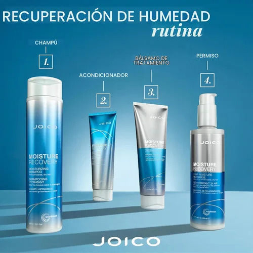 Vista 6 de Joico Moisture Recovery Moisturizing Shampoo For Thick, Coarse, Dry Hair Replenish Moisture Restore Smoothness & Elasticity Reduce Breakage