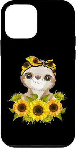 Vista 16 de Sunflower Garden Sloth Gardening Case for iPhone 17