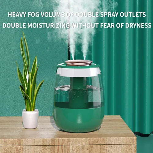 Vista 6 de Humidificador para dormitorio, humidificador de niebla fría de 1.8L con luz nocturna, humidificadores para el hogar y las plantas, habitación