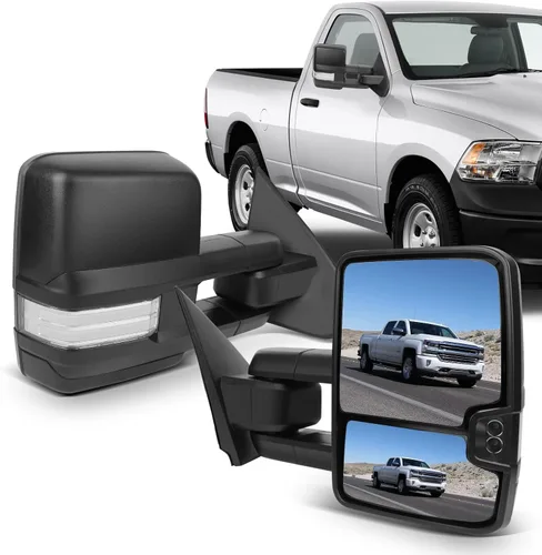Vista 47 de ECCPP - Espejos de remolque de repuesto para Chevy Silverado 2007-2014