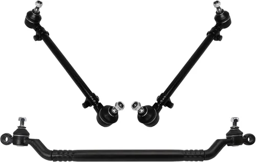 Vista 138 de TRQ Kit de dirección delantera con barra de acoplamiento de fuelle de piñón y cremallera compatible con Toyota Echo 2000-2005