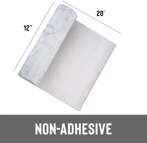 Vista 3 de Con-Tact Brand Grip Prints - Revestimiento antideslizante no adhesivo para encimera, cajón/estante, 12 x 20 pies, mármol de Carrara