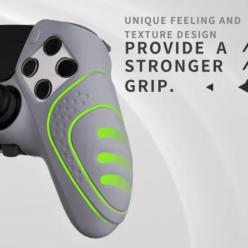 Vista 23 de PlayVital Guardian Edition Anti-Slip Ergonomic Silicone Cover Case for ps5 Edge Controller, Soft Rubber Protector Skin for ps5 Edge Wireless