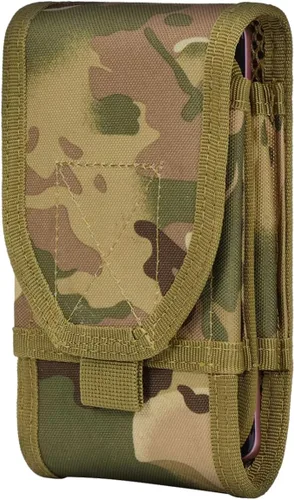 Vista 9 de Funda táctica MOLLE de doble capacidad para iPhone 13 Pro Max/XS Max, tamaño grande