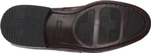 Vista 4 de Johnston & Murphy Aragon Kiltie - Zapatos de vestir casuales con borlas, diseño clásico, forro textil de cuero, suela de cuero con tacón de goma