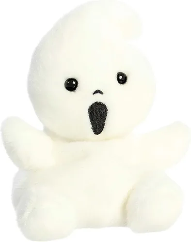 Vista 2 de Aurora Adorable animal de peluche Palm Pals Boo Ghost – Divertido peluche coleccionable para niños y adultos – Perfecto para decorar habitaciones