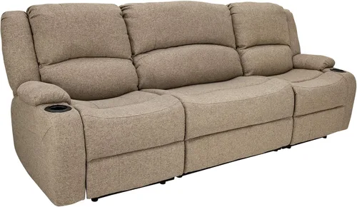 Vista 11 de RecPro Charles Powered - Asiento reclinable de pared para caravana de 80 pulgadas, color avena