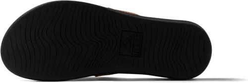 Vista 4 de REEF Sandalias ortopédicas tejidas para mujer Negro/Blanco
