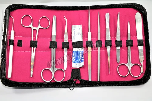 Vista 4 de KIT de disección de disección alemán 11PCS para anatomía biología estudiante maestro USO CYNAMED