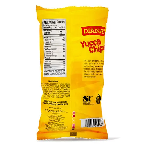 Vista 2 de Diana Yuca Snacks 2.29 oz (65g) - Chips (paquete de 6)