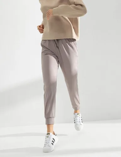 Vista 3 de AJISAI - Pantalones deportivos para mujer con cordón y bolsillos, para correr y relajarse