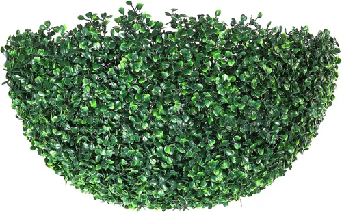 Vista 10 de VEVOR 2 bolas artificiales de 16 pulgadas, bolas de boj de imitación de 4 capas, bolas decorativas de plantas sintéticas verdes para todo el año