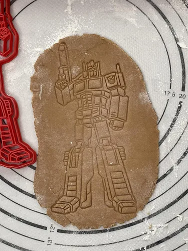 Vista 7 de Juego de 2 cortadores y moldes de galletas Autobots producidos por 3D Kitchen Art