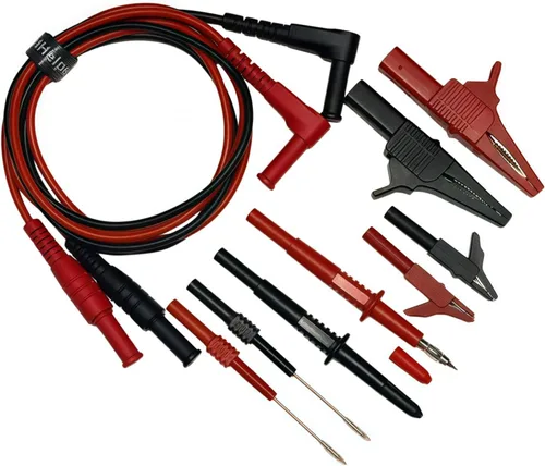 Vista 10 de TH-3-KIT-Base Electrónica Profesional/Kit Electrónico de Conductores de Prueba, Kit de Accesorios de Multímetro, Pinzas de cocodrilo y Sonda