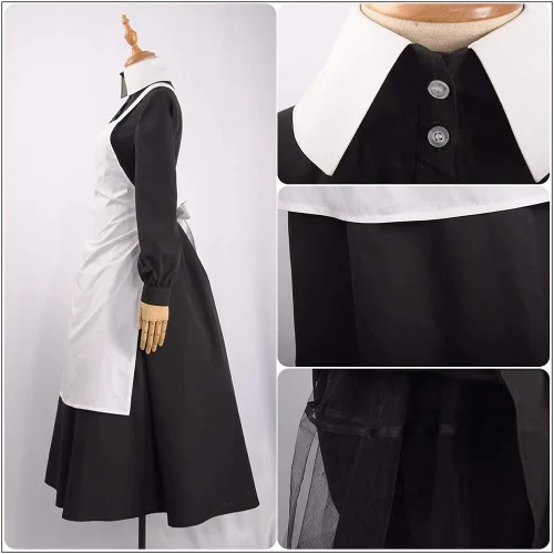 Vista 5 de Cos-Love The Promised Neverland Isabella Disfraz de cosplay Grace Field Maid Uniforme para mujer