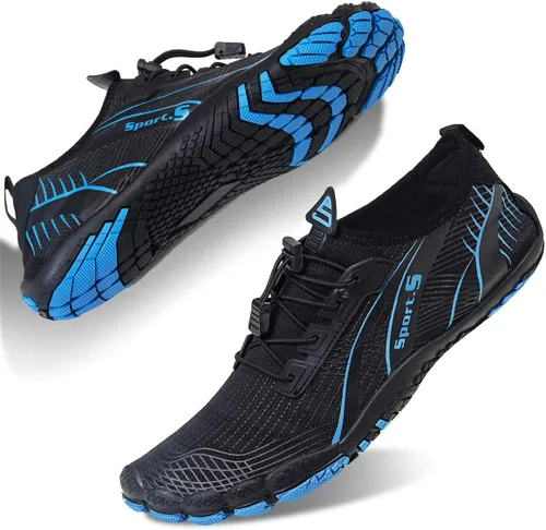 Vista 4 de Zapatos deportivos para el agua, para hombres, de secado rápido, calzado deportivo para actividades al aire libre como kayak, lancha, senderismo