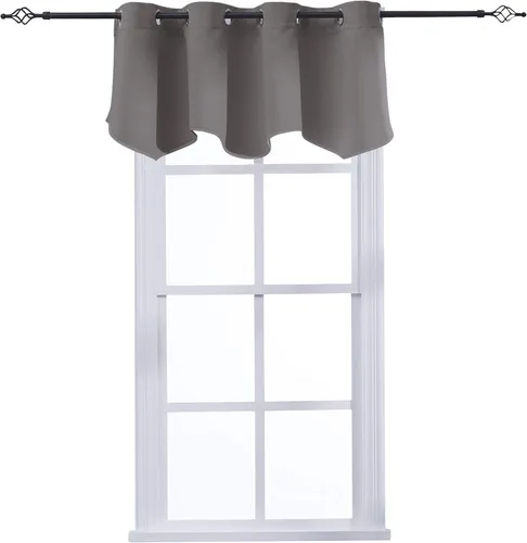 Vista 32 de Aquazolax Cortinas opacas de 45 pulgadas de largo, juego de 2 paneles para guardería, cortinas de tratamiento de ventanas con aislamiento térmico