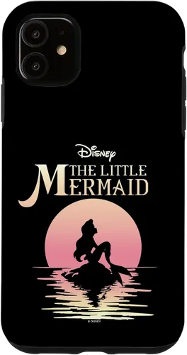 Vista 8 de iPhone 16 Disney La Sirenita Ariel Moon Silhouette Case