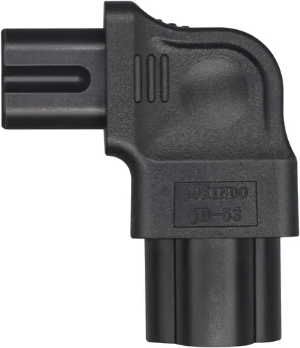 Vista 8 de Adaptador C6 a C13 Compatible con laptops, impresoras, monitores Convertidor de corriente CA de 10 A 250 V