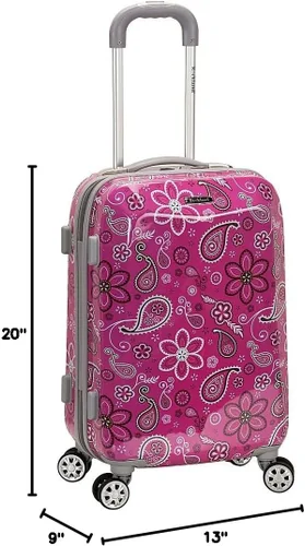 Vista 6 de Rockland - Equipaje Vision con carcasa rígida y ruedas, Bandana), F151-BANDANA