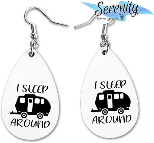 Vista 42 de Van Gogh - Juego de aretes colgantes divertidos Lindos aretes de joyería para niñas y mujeres Impresión de doble cara Regalo de cumpleaños