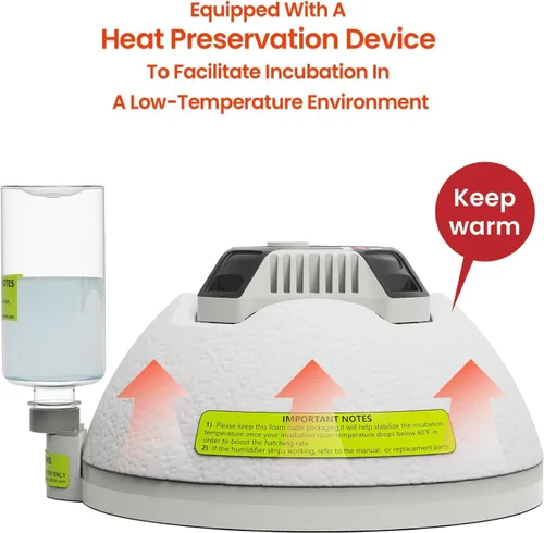 Vista 13 de Incubadoras de huevos de triocottage para incubar huevos, control de temperatura y humedad