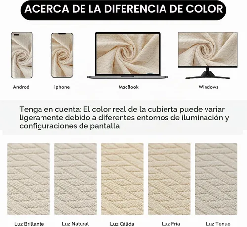 Vista 8 de Genina Fundas impermeables para sillas de comedor, cocina, fundas para sillas de comedor Parson (beige, 2 unidades)