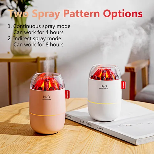 Vista 4 de Mini humidificador portátil, pequeña niebla fría, humidificador personal de escritorio para dormitorio de bebé, viajes, oficina, hogar, 2 modos