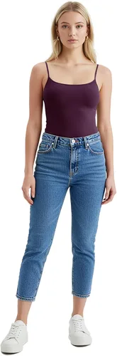 Vista 189 de Emmalise Camisola larga casual básica para mujer, con tirantes ajustables, top en capas