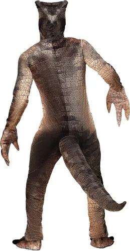 Vista 3 de Traje de dinosaurio prehistórico T-Rex para hombre