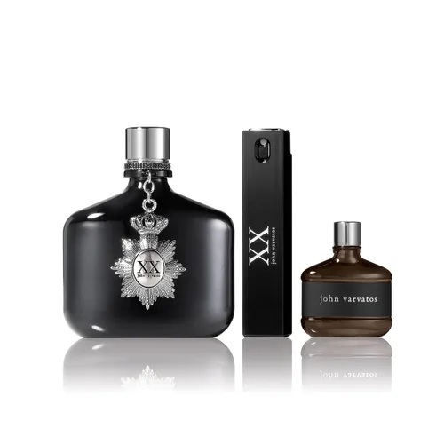 Vista 2 de John Varvatos Colonia para hombre, XX Eau de Toilette EDT Spray, aroma oriental amaderado con notas de cardamomo, flor de naranja y sándalo