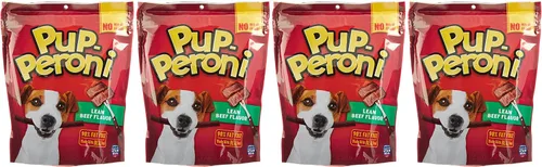 Vista 15 de Pup-Peroni Golosinas para perros, sabor a carne magra, 22.5 onzas, hechas con carne de res real, 90% libre de grasa