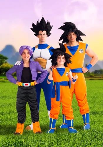 Vista 6 de Disfraz para Hombre de Goku de Dragon Ball Z Multicolor