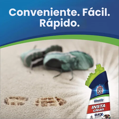 Vista 8 de Woolite InstaClean Pet con Cabezal de Cepillo Limpiador, 1740, 18 fl. oz, 18 Fl Oz, blanco