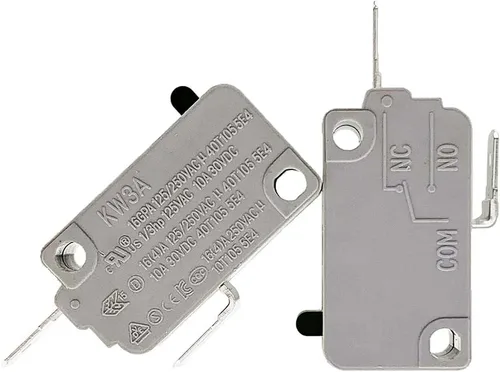 Vista 4 de 2 piezas KW3A normalmente cerrado horno microondas puerta micro interruptor DR52