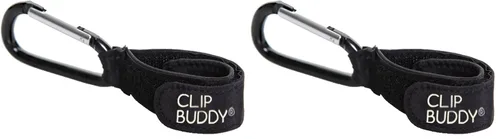 Vista 6 de Dreambaby Clip Buddy - Mosquetón de gancho para cochecito - Soporte para bolsa - Negro - Modelo L271