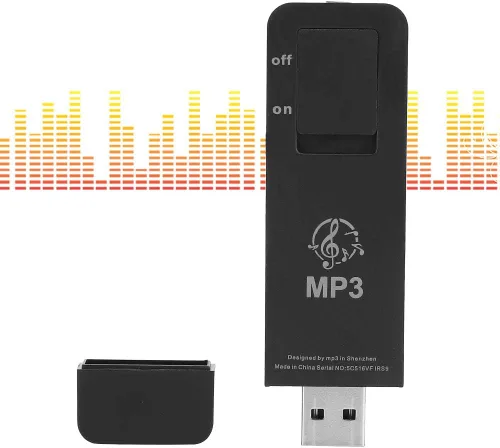 Vista 3 de Deportes USB Mp3 Player Stick Music 12 × 7 × 4 Reproductor de música MP3 sin pérdida Reproductor deportivo Soporte 32Gb Tarjeta de memoria