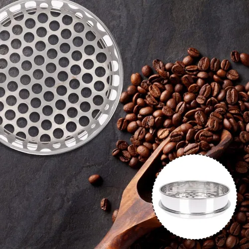 Vista 3 de UPKOCH Tamiz redondo de acero inoxidable Blueberry Sieve Home Blueberry Grading Sieve