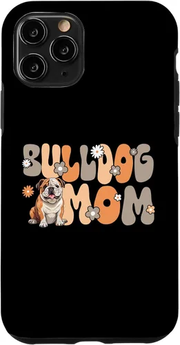 Vista 27 de Funda para iPhone 16 Bulldog Inglés Groovy World's Best English Bulldog Mom