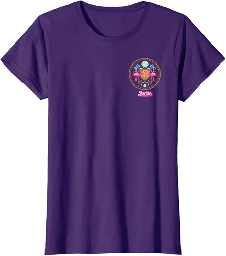 Vista 10 de Barbie The Movie - Camiseta Flamingo Crest Negro