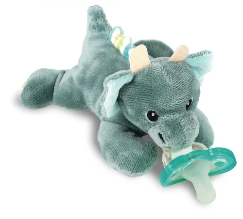 Vista 18 de RaZbaby Bear RaZbuddy - Portachupetes de Peluche para Recién Nacidos en Adelante, Hecho en EE.UU., Chupete Ortodóntico Desmontable JollyPop